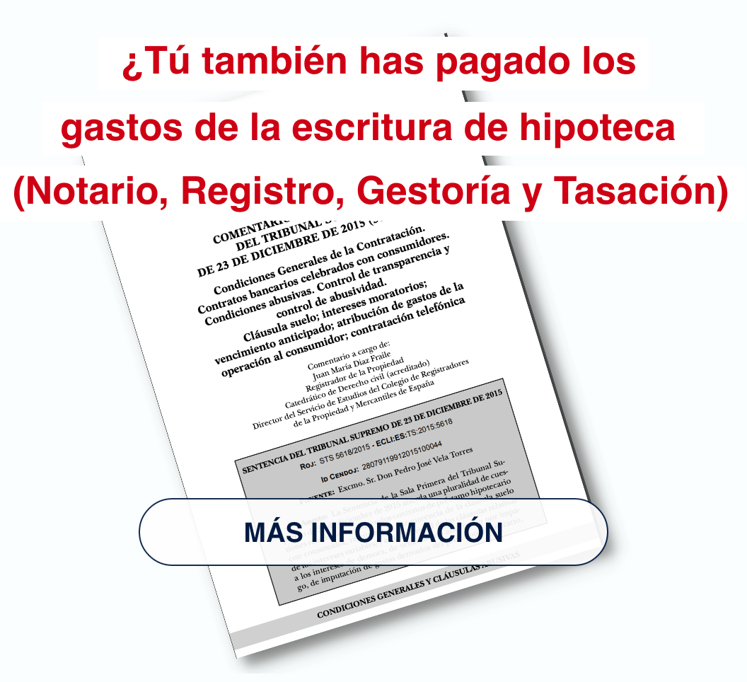 En Ibarra Finanzas estamos especializados en la reclamación de las cláusulas abusivas bancarias. Nosotros nos ocupamos de todo, para hacértelo sencillo.